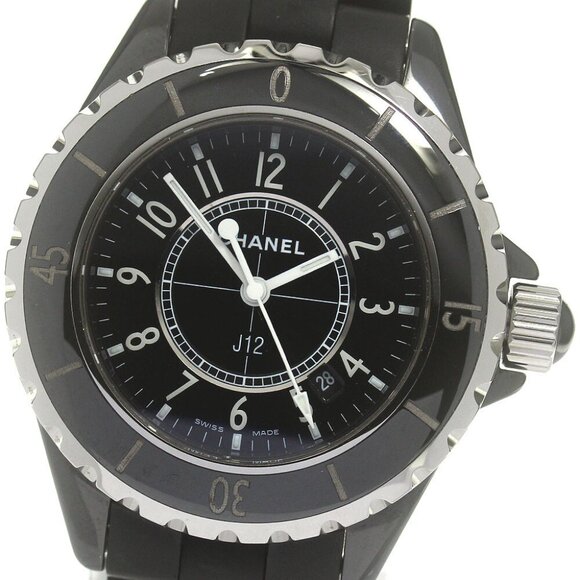 CHANEL J12 H0681 Black ceramic black Dial Quartz Ladies Watch_861985 - Picture 1 of 11
